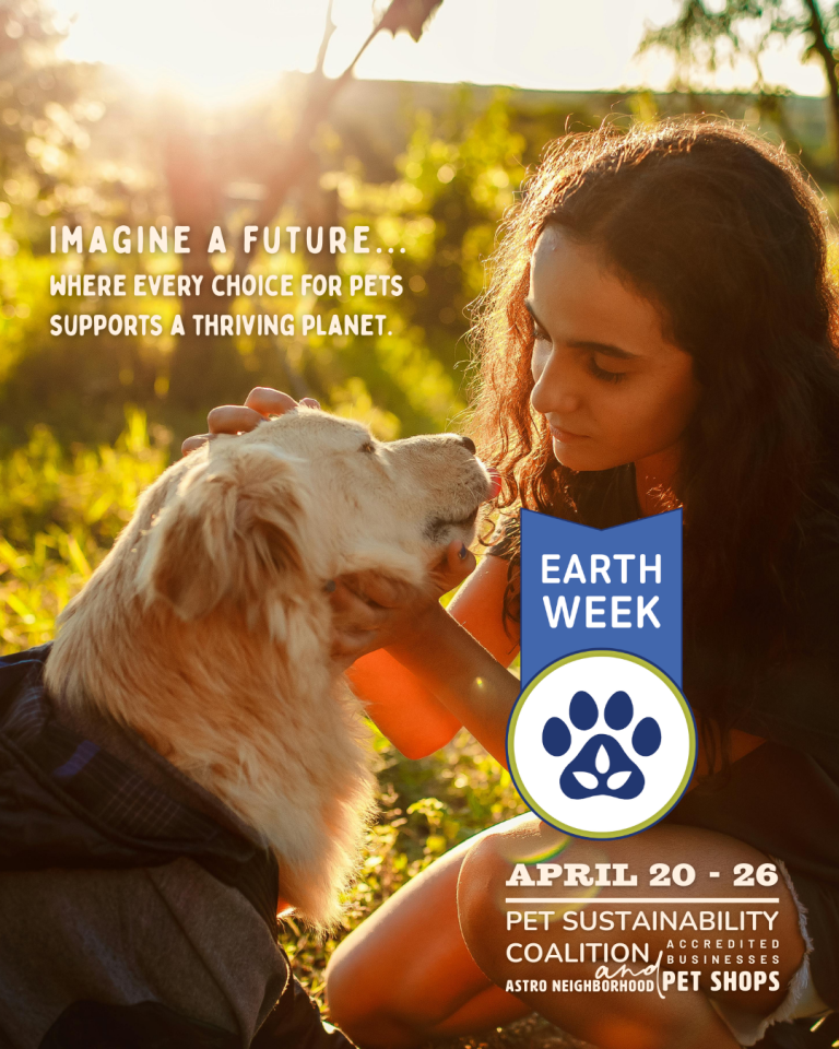 Earth Week Instagram Image _ Girl with dog