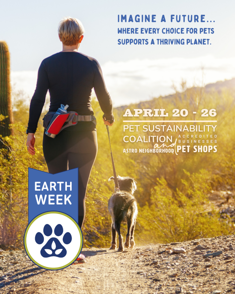 Earth Week Instagram Image _ Hiking with Dog