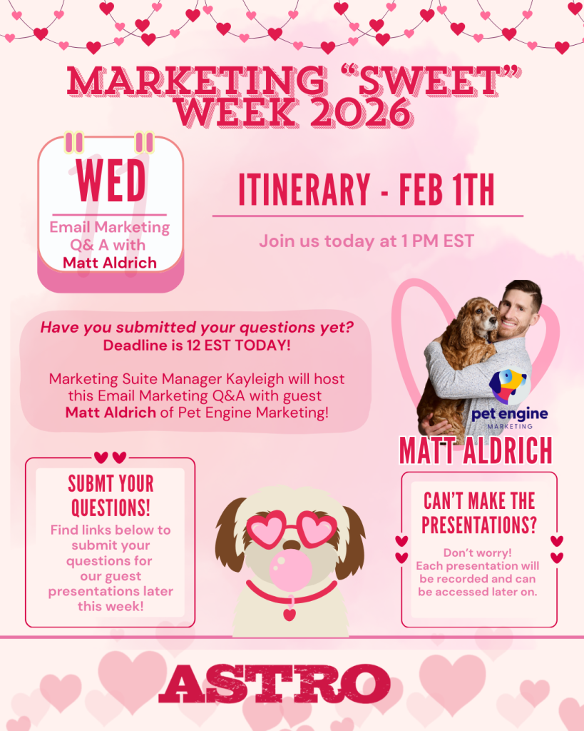 5 4 Marketing Sweet Week - Wednesday Schedule